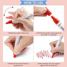 Load image into Gallery viewer, Waterproof Oil-Based Paint Marker Set - 48 Permanent Colors for Every Surface