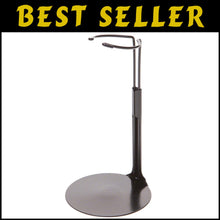 Load image into Gallery viewer, Sturdy Doll Display Stands in Black - Set of 12 for 8-12" Dolls and Figures