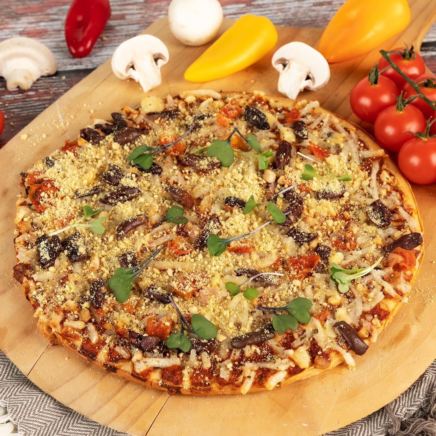 Delicious Dairy-Free Cashew Parmesan Cheese – 12oz Fair Trade Vegan Alternative