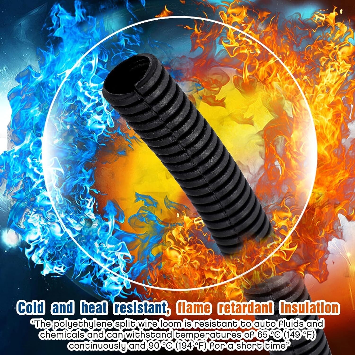 Polyethylene Wire Loom Tubing Assortment - Protect and Organize with Style