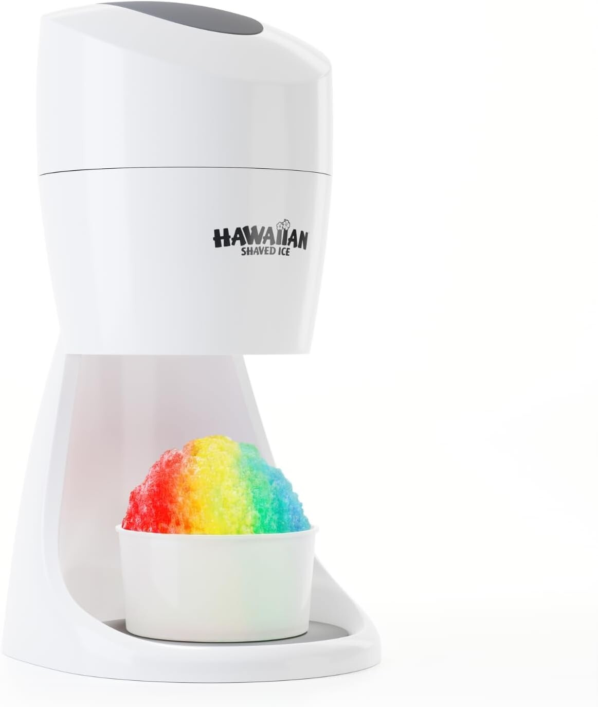 Electric Snow Cone and Shaved Ice Machine with Reusable Ice Molds - Compact 12"