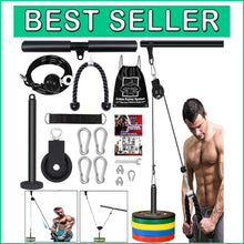 Load image into Gallery viewer, Versatile Home Gym Cable Machine - Silent Pulley System for Effective Workouts