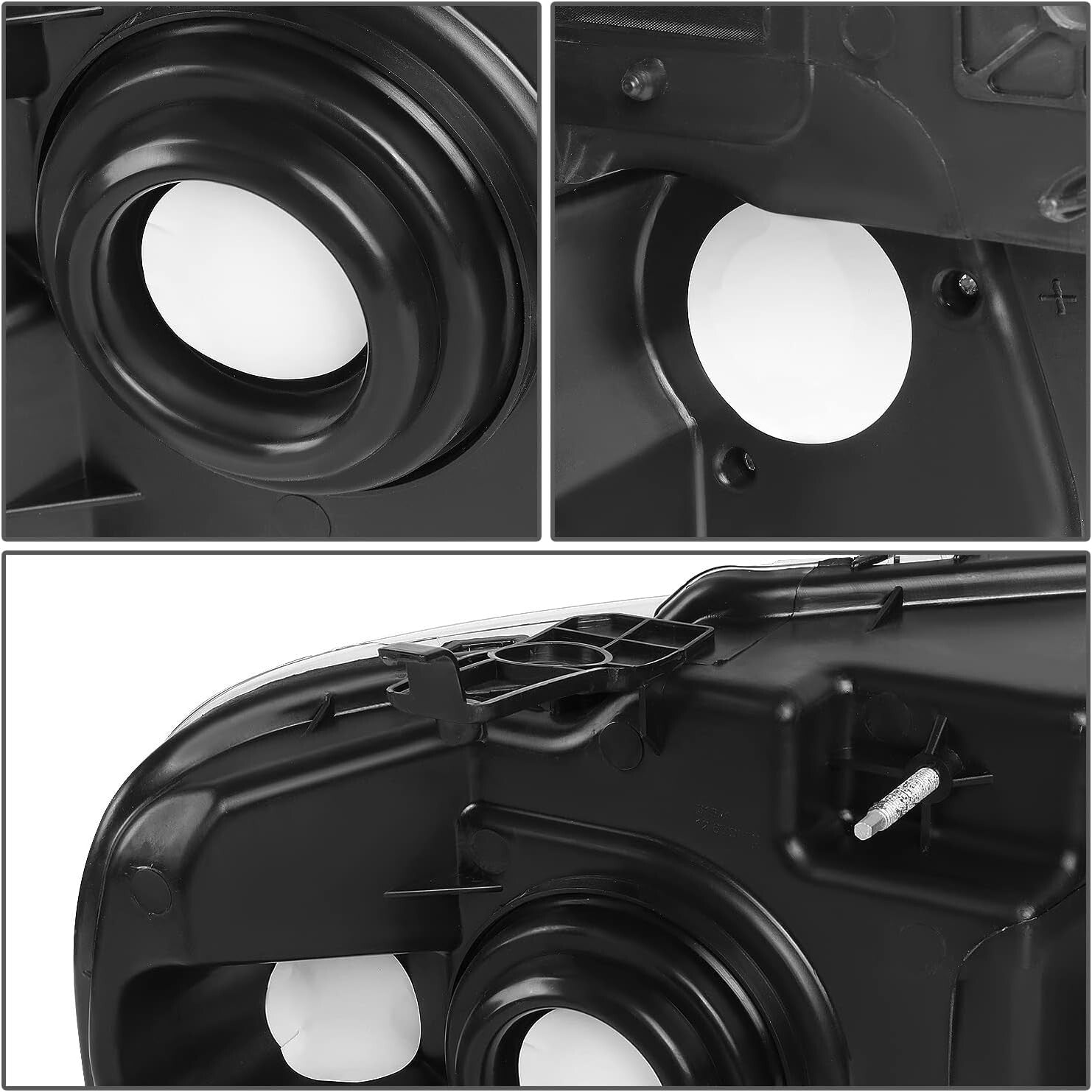 Plug-n-Play Reflector Beam Headlights for F150 2004-2008, Mark LT 2006-2008