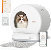 Load image into Gallery viewer, Extra Large Automatic Cat Litter Box with Odor Control &amp; Whisper-Quiet Function