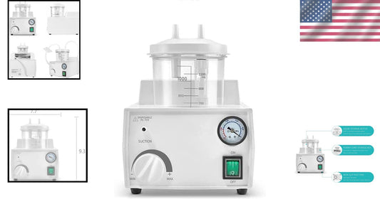 High-Efficiency 110V Veterinarian Suction Device - Compact & User-Friendly