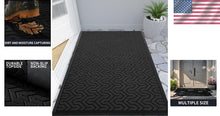 Load image into Gallery viewer, 47x32 Heavy Duty Waterproof Doormat - Non-Slip Outdoor Welcome Mat in Black