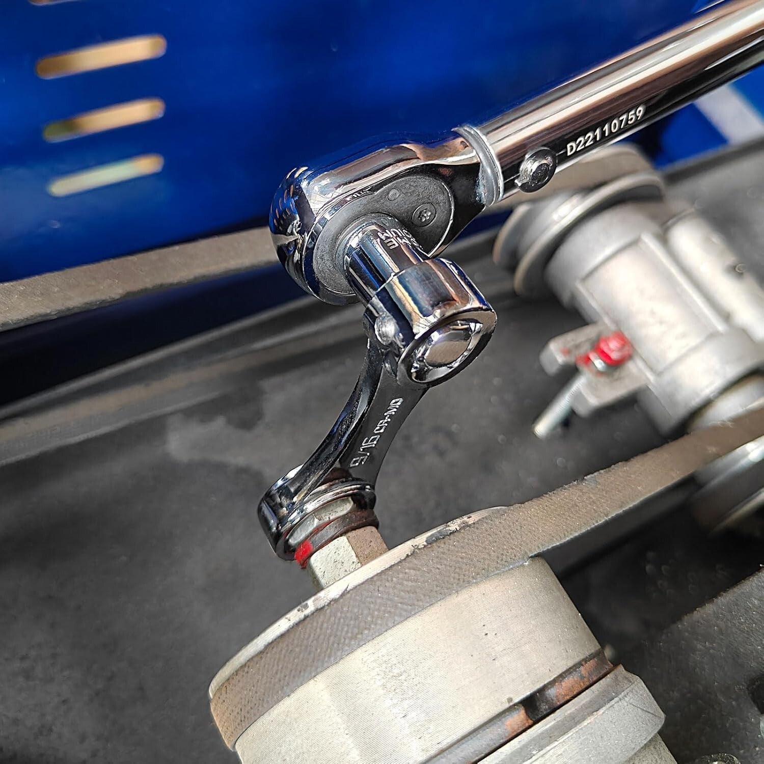 Durable Chrome Molybdenum 12-Point Torque Adapter Set - 12 Pieces with Storage