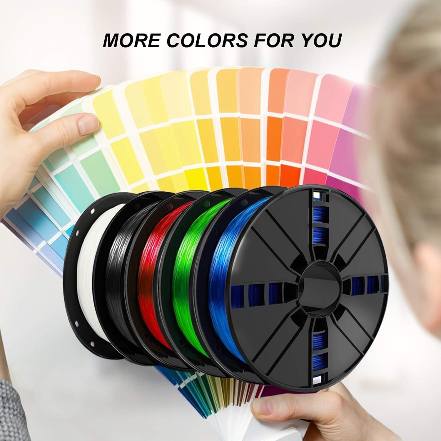 Versatile 1.75mm TPU Filament Set for 3D Printers – 2 Spools & Cleaning Filament