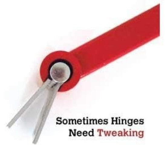 Ergonomic Hinge Bender Tool for .134 Gauge Doors - Easy Fix for Sagging Issues