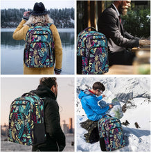Load image into Gallery viewer, Water-Resistant Slim Laptop Backpack with USB Port - Unisex for College &amp; Travel