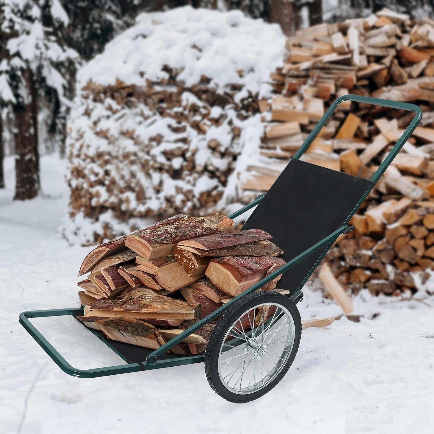 Versatile 550lb Capacity Hunting Cart with Heavy Duty Platform & Easy Assembly