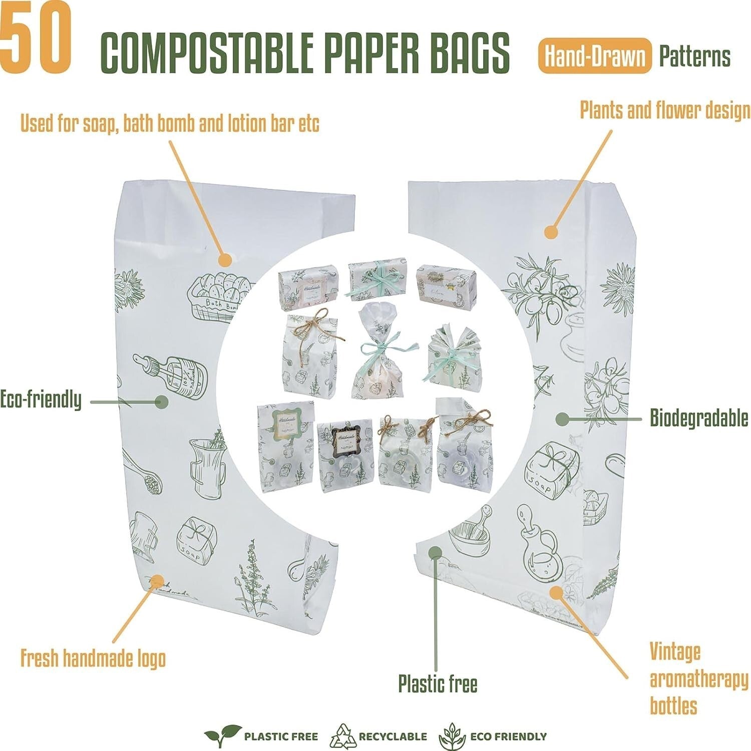 Durable Soap-Making Kit with Silicone Molds & Gift Bags - Perfect for Beginners