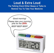 Load image into Gallery viewer, Compact Monthly Pill Box with Talking Alarm - Ideal for Seniors &amp; Caregivers