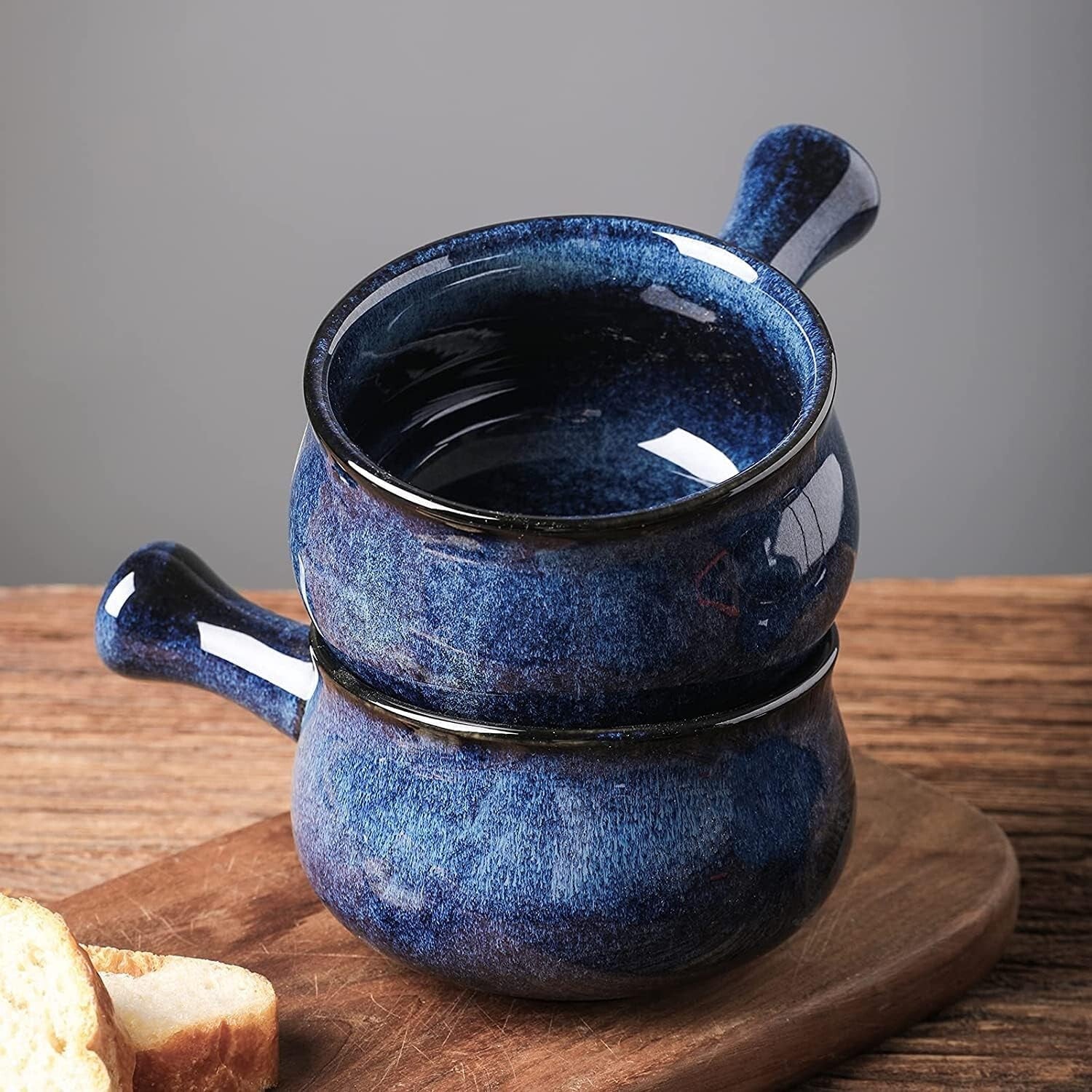 Elegant Dishwasher Safe Ceramic Bowls, 26 Oz Capacity - Ideal for Soups & More