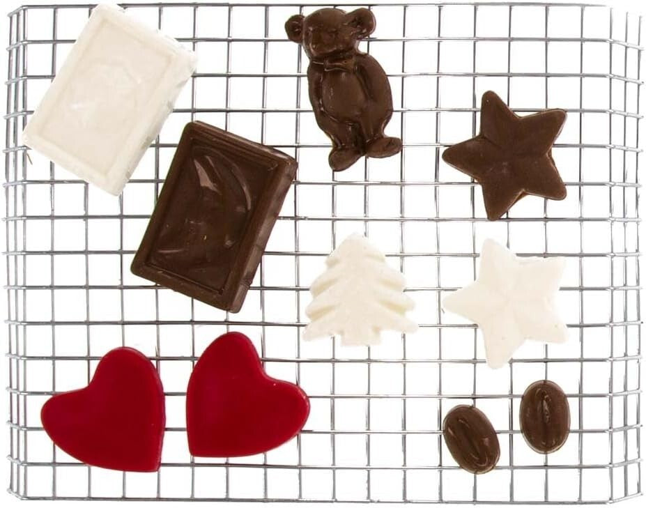 2-Cup Dual Chocolate Melting Gift Set with Molds - Ideal for Father's Day Treats