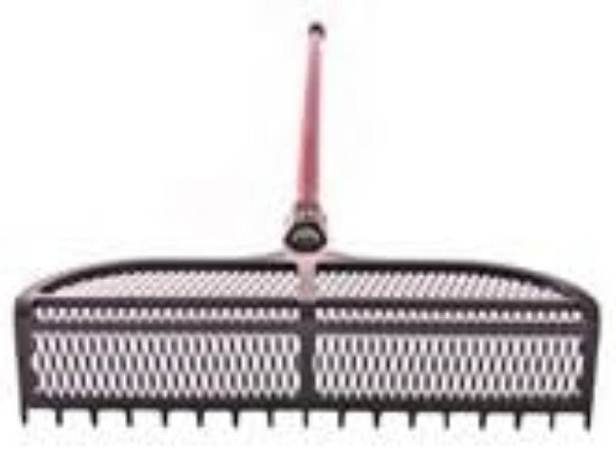 Effortless Cleanup Beach Rake for Safe Family Enjoyment - 60" Handle Made in USA