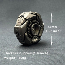 Load image into Gallery viewer, Compact EDC Fidget Slider - Stylish Spinning Top for Stress Relief, Knight Gray