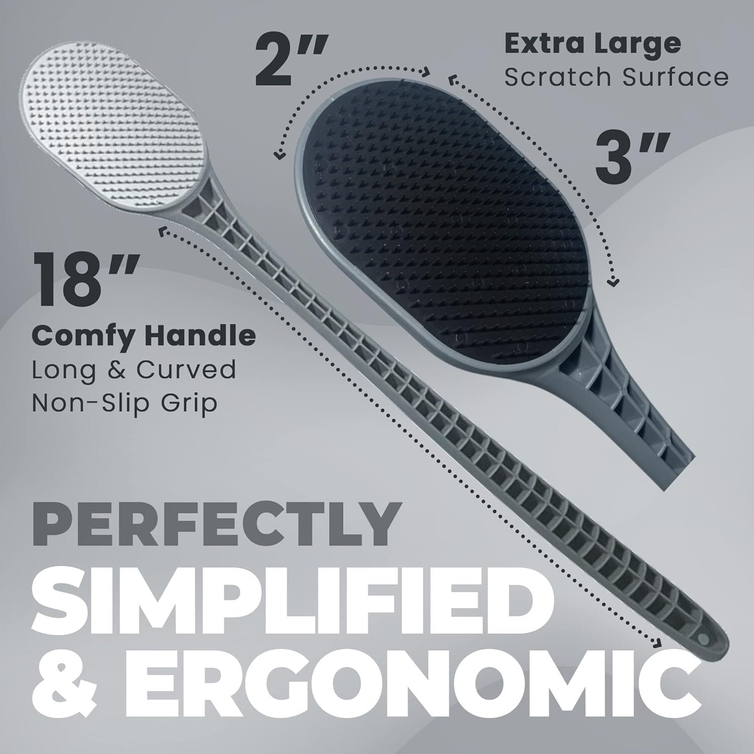 Versatile Back Scratcher & Exfoliator with 368 Contact Points – Relaxation Aid