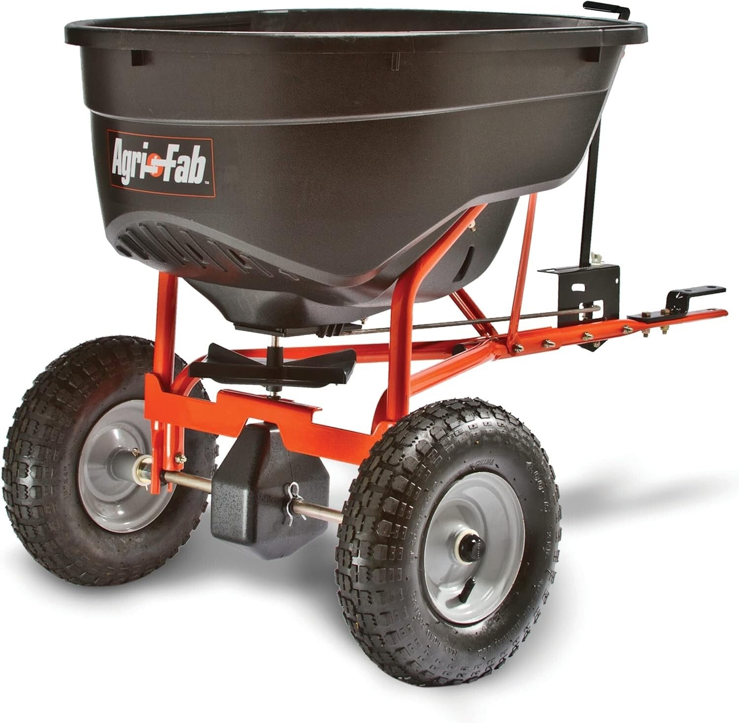 Easy-to-Use 130 lb Tow Spreader with Pneumatic Tires for Smooth Operation