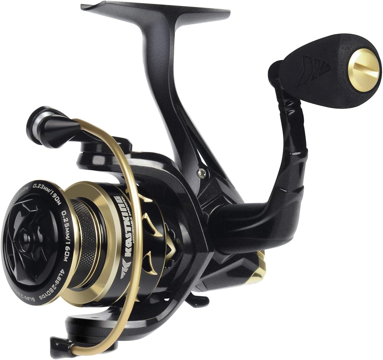 6.2:1 High-Speed Gold Spinning Reel - Ultimate Freshwater & Saltwater Fishing