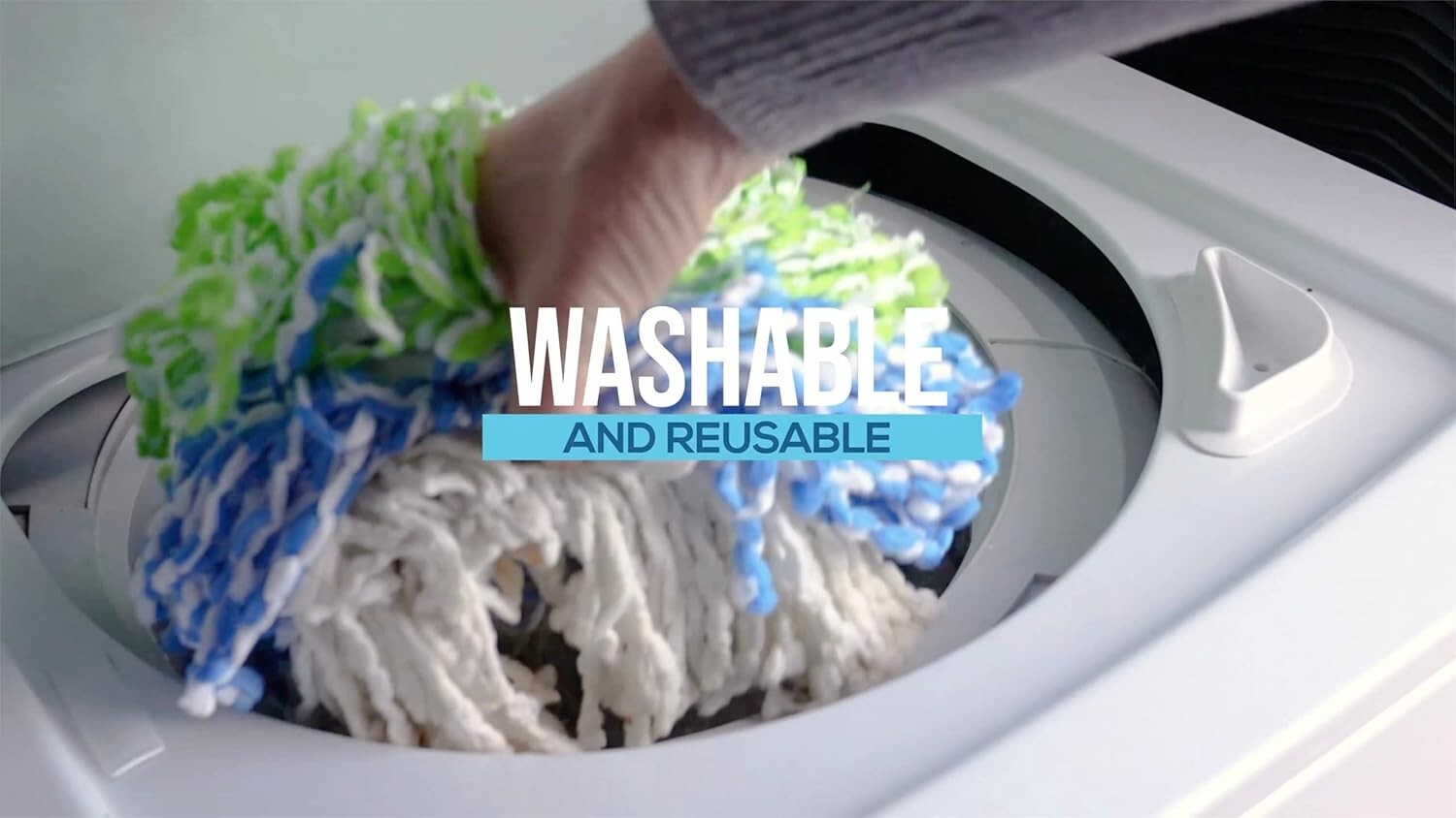 Ultimate Spin Mop Cleaning System - 3 Microfiber Heads & Easy Use for All Floors