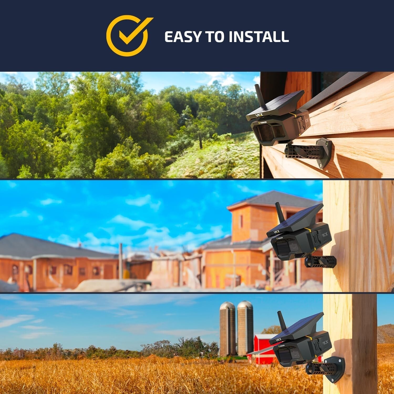 Battery-Powered 4G-LTE Outdoor Camera - Motion Activated, IP65 Weather-Resistant