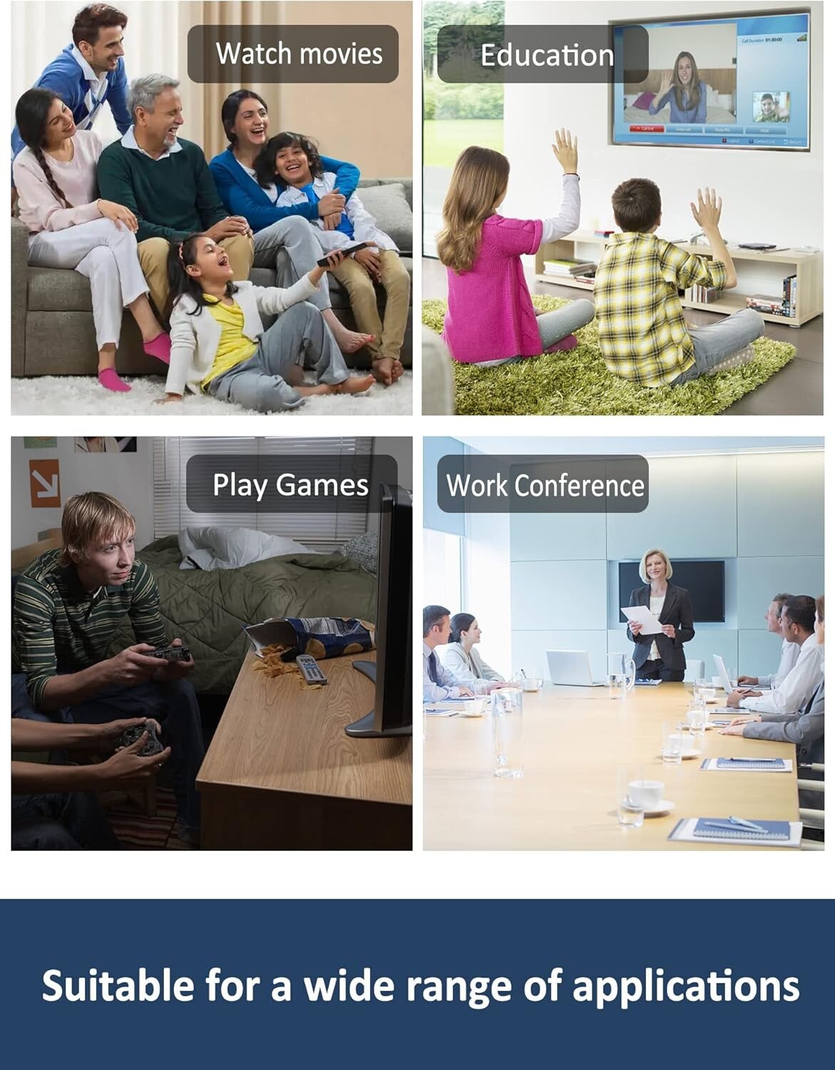 8GB RAM Android TV Box - 8K Streaming with Gigabit Ethernet & Remote Control