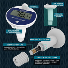 Load image into Gallery viewer, Wireless Pool Thermometer with Indoor LCD Display - 330ft Range &amp; App Ready