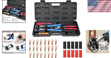 Load image into Gallery viewer, All-in-One Battery Cable Crimper &amp; Stripper with Carrying Case - 34 Piece Set