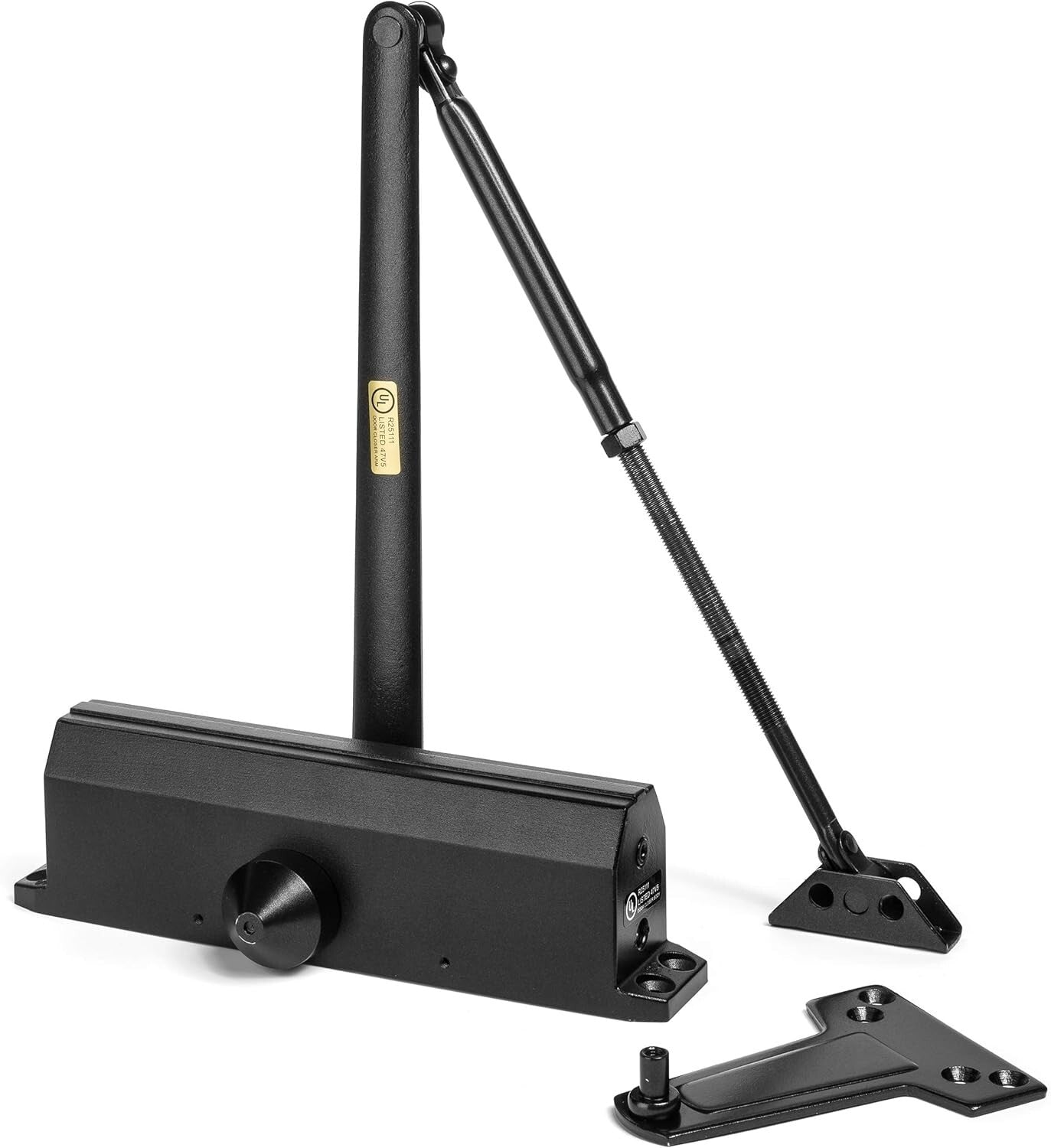 Adjustable Hydraulic Door Closer Size 3-6 - Elegant Dark Bronze Finish