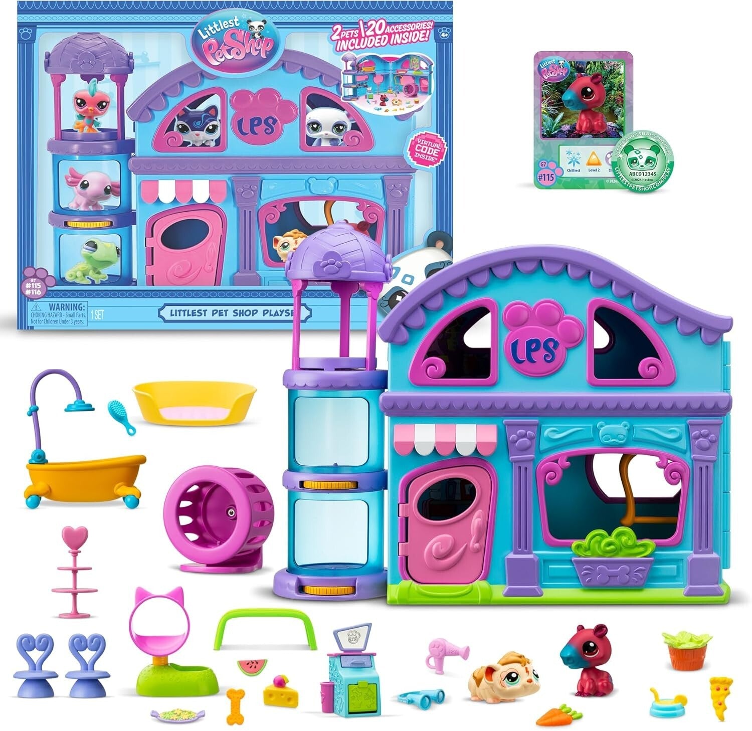 LPS Gen 7 Playset with 2 Pets & 20 Accessories - Ultimate Kidult Toy for Ages 4+