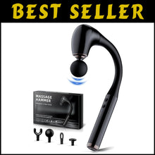 Load image into Gallery viewer, Rechargeable Deep Tissue Massage Gun with Extension Handle and 5 Speed Settings