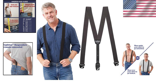 Adjustable Upfitter Hidden Suspenders for Men - Ultimate Comfort & Style