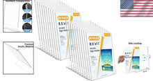 Load image into Gallery viewer, Durable Acrylic Sign Holders 8.5x11 - Slant Back Style for Professional Displays