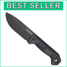 Load image into Gallery viewer, Ethan Becker Carbon Steel Fixed Blade Knife with Comfortable Grip &amp; Sheath