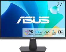 Load image into Gallery viewer, 27" Frameless Full HD Monitor - 1ms Response, 100Hz Refresh for Smooth Viewing
