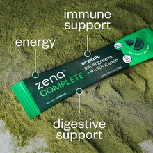 Load image into Gallery viewer, Zena Organic Super Greens Powder - 90+ Vitamins &amp; Fiber, Watermelon Citrus Flav