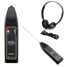 Load image into Gallery viewer, Ultrasonic Automotive Noise Finder Stethoscope with LED Signal Indicator - Black