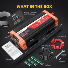 Load image into Gallery viewer, Intelligent 3000W Inverter with Smart LCD and Remote Control for Flexibility