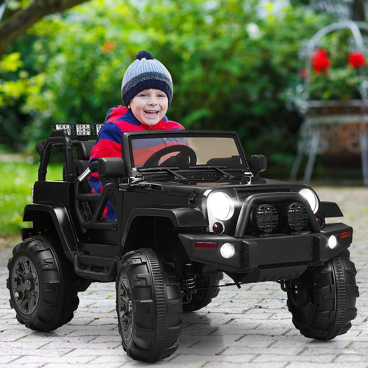 Durable 12V Kids Ride On Truck with Soft Start & Remote Control - For Ages 3-7