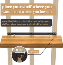 Load image into Gallery viewer, Invisible Floating Shelf Brackets - Easy Mounting for Kitchen &amp; Living Spaces