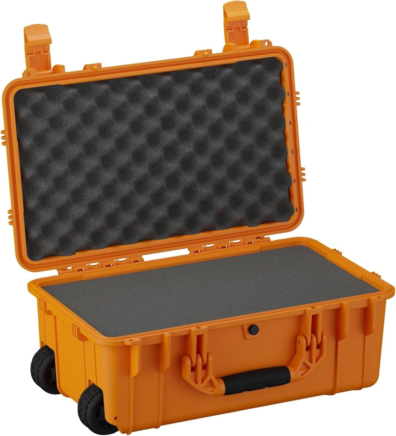 22" Rolling Lockable Hard Storage Case - Waterproof Protective Box for Gear