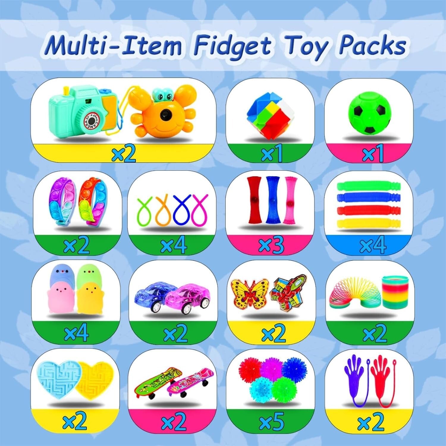 1000 Pcs Fidget Toys Bulk - Exciting Classroom Prizes & Goodie Bag Stuffers