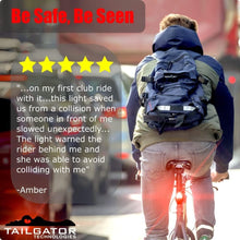 Load image into Gallery viewer, Tailgator Smart Bike Rear LED Brake Light - 300 Lumens for Ultimate Safety