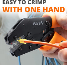 Load image into Gallery viewer, Lightweight High Leverage Wire Crimper 9" Tool Set - Perfect Crimping Every Time