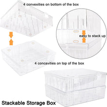 Load image into Gallery viewer, Superb Visibility Stackable Thread Storage Boxes - 2 Pack for Embroidery