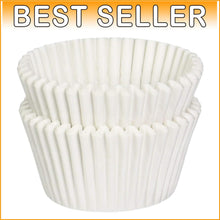 Load image into Gallery viewer, Greaseproof White Mini Baking Cups - 10,000 Food-Grade Cupcake Liners
