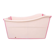 Load image into Gallery viewer, Freestanding Foldable Pink Bath Tub for Kids and Petite Adults - Space Saving