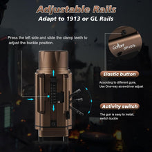 Load image into Gallery viewer, High Brightness 2250 Lumen Gun Light &amp; Green Laser Combo - All-Weather Ready