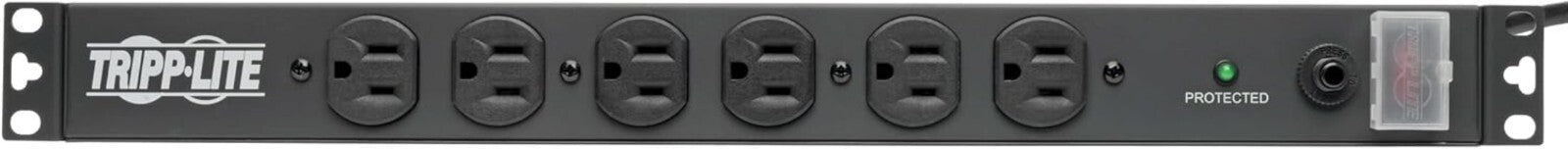 Premium 1U Rackmount Surge Protection Power Strip – 15A, 14 Outlets, 15ft Cord